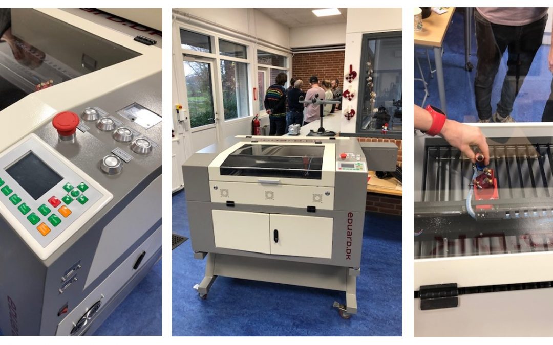 CORA pilots: a brand new lasercutter for Christmas – a wish came true in Vejle!