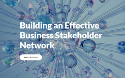 COM³ Training Solution: Building an Effective Business Stakeholder Network