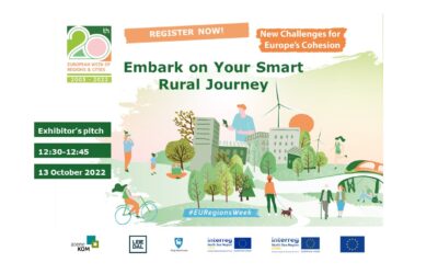 #EURegionsWeek 2022 – Watch the Recording of “Embark on Your Smart Rural Journey” with CORA and COM³